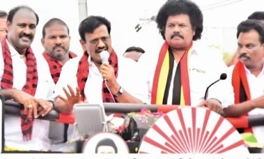 ஆவடி சட்டமன்ற தொகுதிக்கு உட்பட்ட திருவேற்காட்டில்  சா,மு, நாசர் தீவிர வாக்கு சேகரிப்பு  